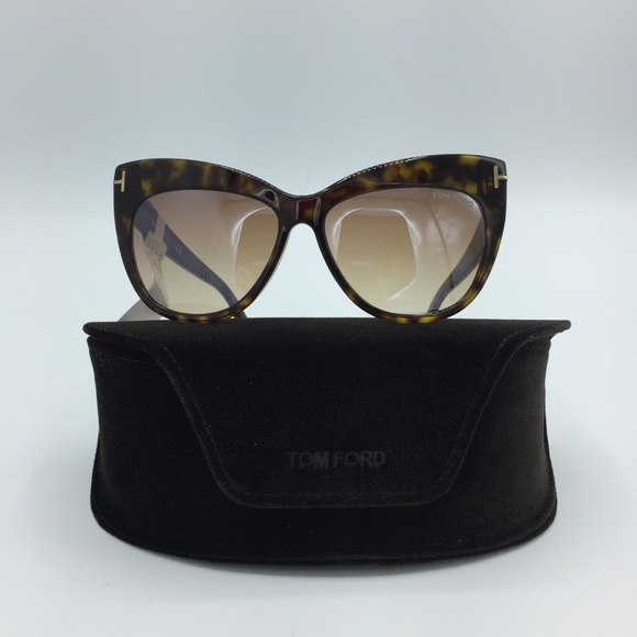 Tom Ford Accessories - Tom Ford Italy Tortoise Cat Eye Sunglasses